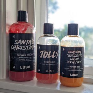 Lush discontinued holiday shower gels